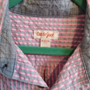 NWOT Boy's Seersucker button down shirt